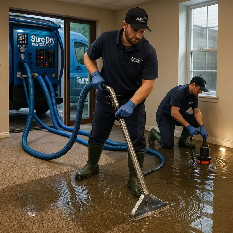 Water Extraction and Removal process in Edgemont Park, MI